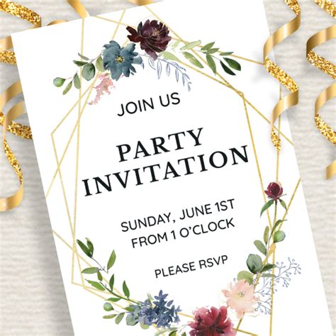 Invitation Maker: Card Design 4+ .